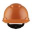 3M™ Hard Hat, Ratchet, Ventilated, Plastic Sweatband, Orange, H700N-OR thumbnail 4