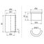 Adapter set reduces D 50 mm to D 40 mm for tripod and four-legged stan thumbnail 2