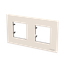 Frame 2-gang / 2+2-modules - IP44 - White thumbnail 2