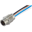 M12 Power female recept. L-cod. front PUR-wires 4x1.5 3m thumbnail 2