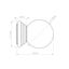 Wall lamp ZORI peach IP44 thumbnail 9