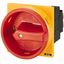 T0-3-8342/EA/SVB Main switch, T0, 20 A, flush mounting, 3 contact unit(s), 6 pole, Emergency switching off function, With red rotary handle and yellow locking ring, Lo thumbnail 1