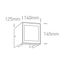 ANTHRACITE LED 11W WW IP54 230V thumbnail 2