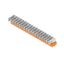 Printed circuit board terminals, 5.00 mm, Number of poles: 19, 90°, Solder pin length (l): 3.5 mm, tinned, orange, Flat-blade connection, Box thumbnail 4