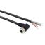 PRE WIRED CONNECT M12 4 PIN ELBOWED FEM 1,2M PUR CABLE SPECIFIC CABLE  thumbnail 23