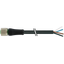 M12 Power female 0° S-cod. with cable PUR 4x1.5 bk UL/CSA+drag ch. 45m thumbnail 1