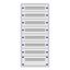 Modular chassis 2-24K flat, 8-rows, depth 100 mm thumbnail 1
