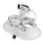 HORN 2 TURNO MR16 recessed ceiling light, oval, matt white, 2xG5.3, max. 2x50W thumbnail 2