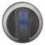 M22-WRLK3-B Illuminated selector switch actuator, RMQ-Titan, With thumb-grip, maintained, 3 positions, Blue, Bezel: titanium thumbnail 9