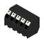 Printed circuit board terminals, 5.00 mm, Number of poles: 5, 135°, Solder pin length (l): 1.5 mm, black, PUSH IN with actuator, Clamping range, max. : 1.5 mm², Tube thumbnail 2