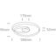 WHITE LED CEILING LAMP 30W WW IP20 230V thumbnail 2