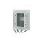 XMN44F06C-55-XMV Front plate, NZM4, 4p, fixed with mechanical interlock, W=600mm, IP55, grey thumbnail 5