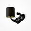 Table & Floor Nashorn Wall Lamp Black thumbnail 1