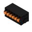 Printed circuit board terminals, 5.00 mm, Number of poles: 6, 90°, Solder pin length (l): 3.5 mm, tinned, black, PUSH IN with actuator, Clamping range, max. : 2.5 mm², Box thumbnail 4