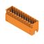 PCB plug-in connector, male header, closed side, THT solder connection, 3.50 mm, Number of poles: 22, 180°, Solder pin length (l): 3.5 mm, tinned, orange, Box thumbnail 2