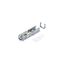 TECTON TA SR IP64 - Outgoing electrical feed, silver thumbnail 1