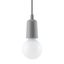 HANGING LAMP DIEGO 1 GRAY E27 1X60W IP20 thumbnail 1