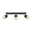 CEILING LAMP NERO 3 BLACK/GOLD GU10 3X40W IP20 thumbnail 1
