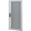 BPZ-DMT-600/12-R-P Transparent door (sheet metal), 3-point locking mechanism with clip-down handle, right-hinged, IP55, HxW=1230x570mm thumbnail 2