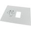 XMN332406CV1 Front cover, +mounting kit, for NZM3, vertical, 3p, HxW=600x600mm, grey thumbnail 4