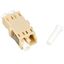 FO Coupler LC-Duplex,Plastic,Multimode,zirc,w/o fl,beige,ECO thumbnail 3
