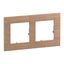 2 GANG PLATE LIGHT OAK thumbnail 2