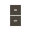 Rocker cover ON/OFF symbol - 1M - Anthracite thumbnail 1