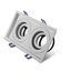 WHITE GU10 2x10w ADJUSTABLE thumbnail 2