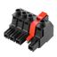 PCB plug-in connector, female plug, 10.16 mm, Number of poles: 3, 180°, Clamping yoke connection, Clamping range, max. : 16 mm² thumbnail 4