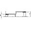 OKA-W5006050DR9 Flushfloor trunking unit for service unit GESR9 2400x500x60 thumbnail 2