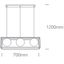 BRASS CEILING LIGHT 3x8W E14 100-240V thumbnail 2