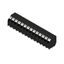 Printed circuit board terminals, 5.08 mm, Number of poles: 14, 135°, Solder pin length (l): 3.5 mm, black, PUSH IN with actuator, Clamping range, max. : 1.5 mm², Tube thumbnail 3