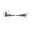 Actuator and Sensor Cable, PUR Extension Cable   WKC5T-3-RSC5T/TXL thumbnail 2