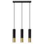 LOOPEZ 3L HANGING LAMP BLACK/GOLD GU10 3X40W IP20 thumbnail 1