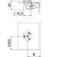 Turn buckle with Torx drive for walkable covers Ø21 mm Steel Hot-dip g thumbnail 2