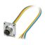SACC-SQ-M12FSD-4CON-20/0,5 - Device connector front mounting thumbnail 2
