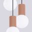 Pendant lamp HALO 3P mocha thumbnail 4