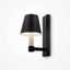 Modern Tet-a-tet Wall Lamp Black thumbnail 4