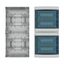 Surface Mounted Board, IP65, IK08, 4-rows 72 modules, with screw termi thumbnail 8