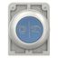 M30C-FD-B-X217 Pushbutton, RMQ-Titan, Flat, momentary, Blue, inscribed, Metal bezel thumbnail 6