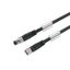 Sensor/actuator line, Connecting line, M8 / M8, Number of poles : 3, 1 m, pin, straight - socket, straight, Shielded: No, LED: No, Sheath material: PUR, Halogen: No thumbnail 2