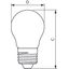 CLA LEDLuster ND 6.5-60W P45 E27 827 CL thumbnail 3