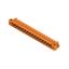 PCB plug-in connector, male header, Solder flange, THT solder connection, 5.08 mm, Number of poles: 16, 90°, Solder pin length (l): 3.2 mm, tinned, orange, Box thumbnail 3