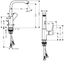 Metris 230 sink mixer with pop-up, chrome thumbnail 2