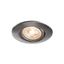 EASY-INSTALL QPAR51, DL, indoor recessed ceiling light, brushed aluminium, max. 20W thumbnail 1
