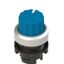 Knob selector, 2 positions blue with marking thumbnail 1