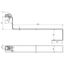 Roof conductor holder DEHNQUICK St/tZn f. Rd 6-10mm with brace L 410mm thumbnail 2