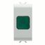 SINGLE INDICATOR LAMP - GREEN - 1 MODULE - GLOSSY WHITE - CHORUSMART thumbnail 3