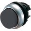 M22-DRH-S Pushbutton, RMQ-Titan, Extended, maintained, black, Blank, Bezel: titanium thumbnail 1