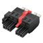 PCB plug-in connector, female plug, 7.62 mm, Number of poles: 4, 180°, PUSH IN with actuator, Clamping range, max. : 6 mm², Box thumbnail 1